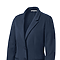 LADIES KNIT BLAZER NAVY Front Angle Left